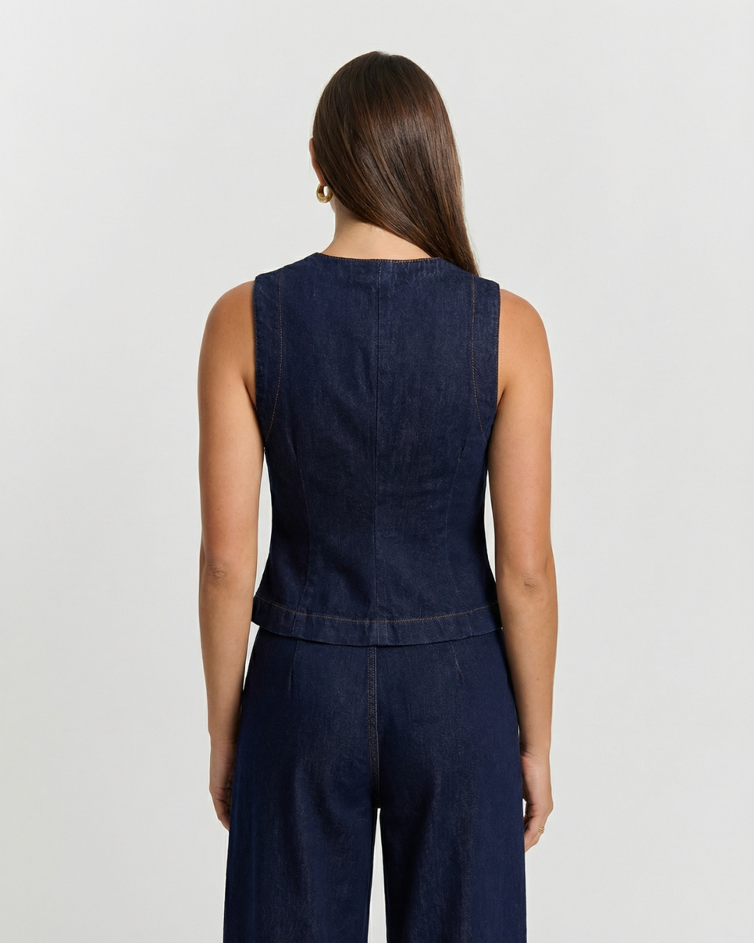 Mila | Denim Waistcoat & Jeans Co-ord