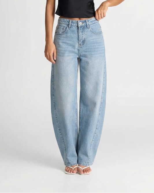 Mia | Baggy Jeans Light Blue High Waisted Wide Leg
