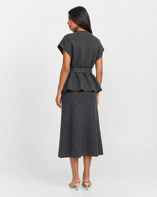 Layla | Knitted Midi Skirt Co-ord