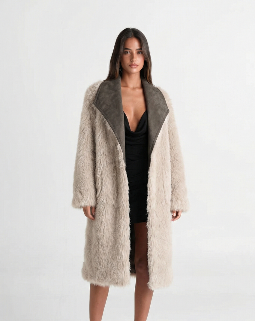 Dora | Long Faux Fur Coat