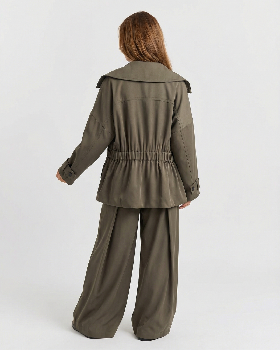 Imogen | Trench Style Wide Leg Co-ord