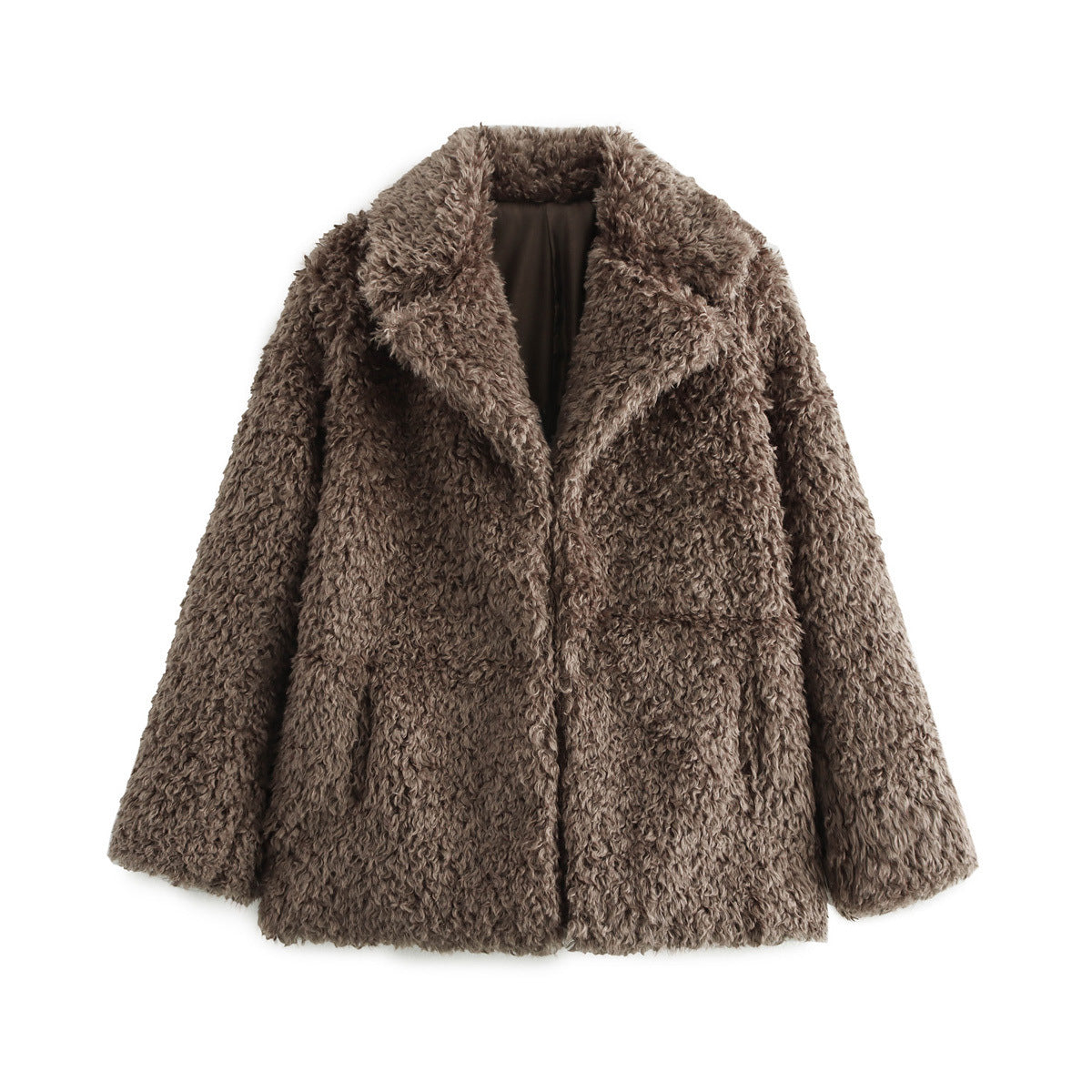 Iris | Winter Teddy Coat Brown
