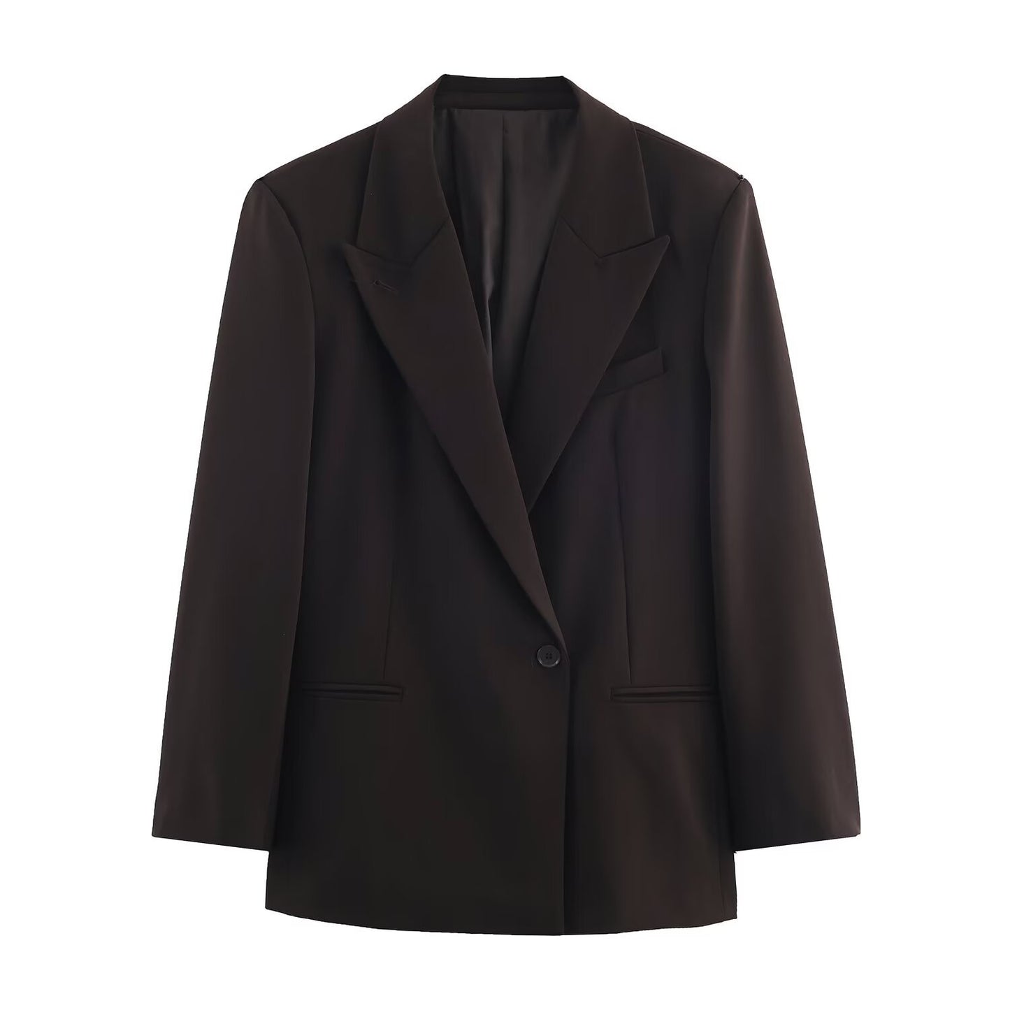 Vera | Oversized Blazer And Wide Leg Pants Set Black