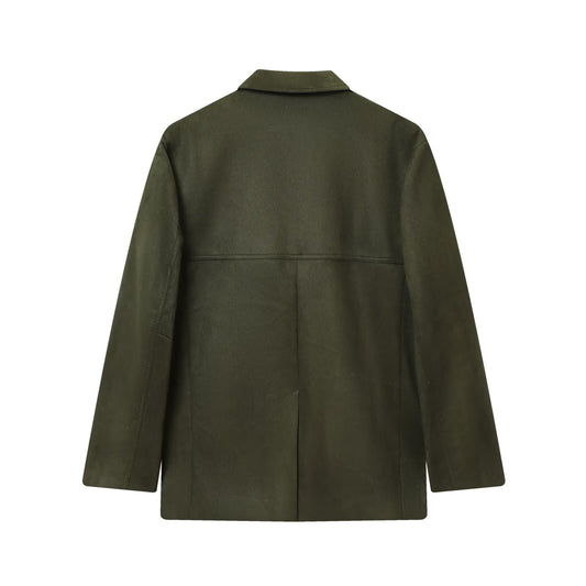 Sienna | Khaki Suede Blazer Co-ord Set