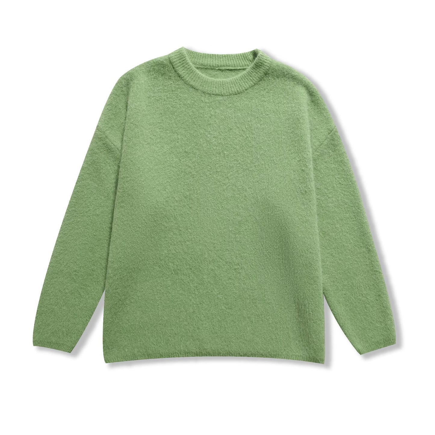 Lena | Cream Knitted Sweater Crew Neck Long Sleeve