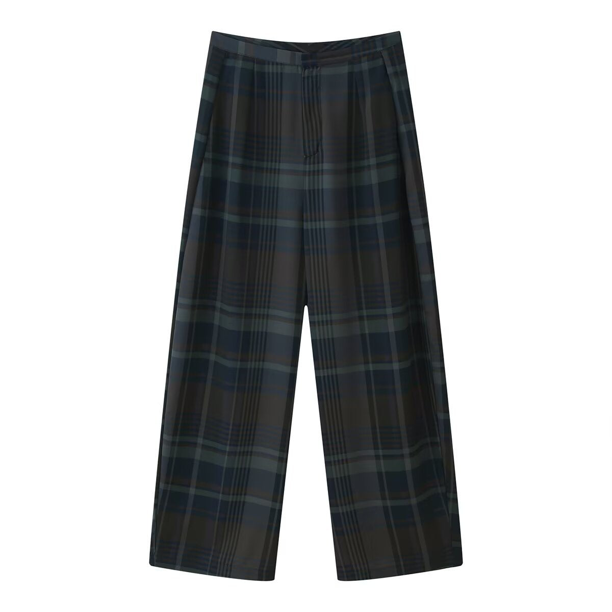 Isla | Green Check Draped Wrap Co-ord