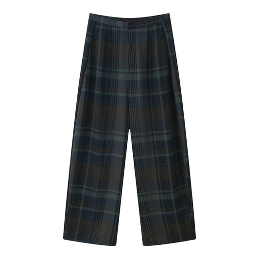 Isla | Green Check Draped Wrap Co-ord