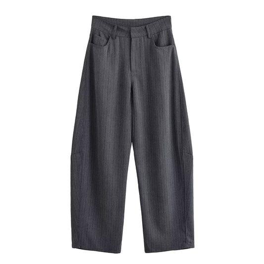 Sloane | Grey Wide Leg Trouser Suit