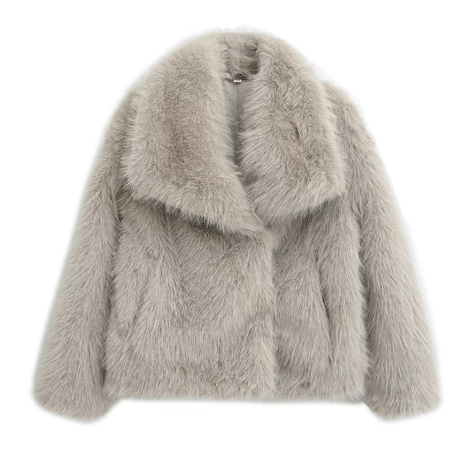 Liv | Winter Fluffy Faux Fur Coat