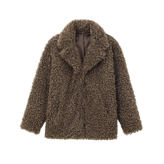 Rue | Winter Brown Teddy Coat