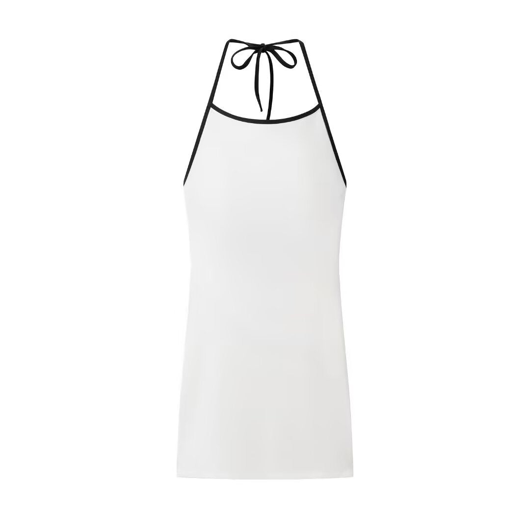 Cleo | Halter Neck Mini Dress White