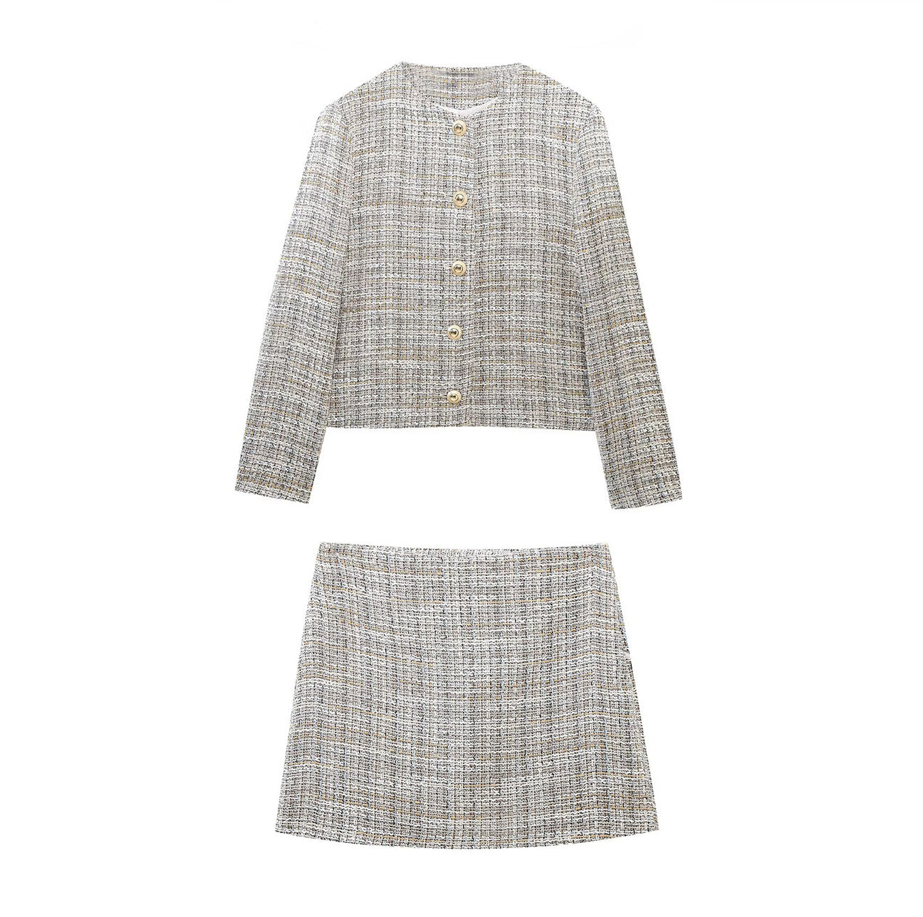 Charlotte | Classic Grey Skirt Co-ord