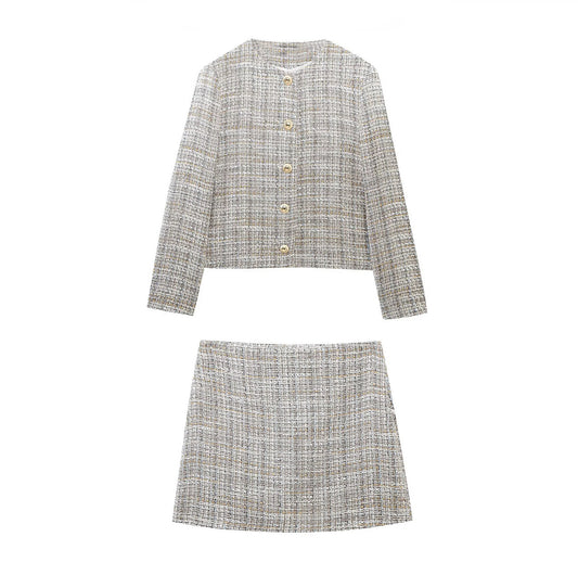 Charlotte | Classic Grey Skirt Co-ord