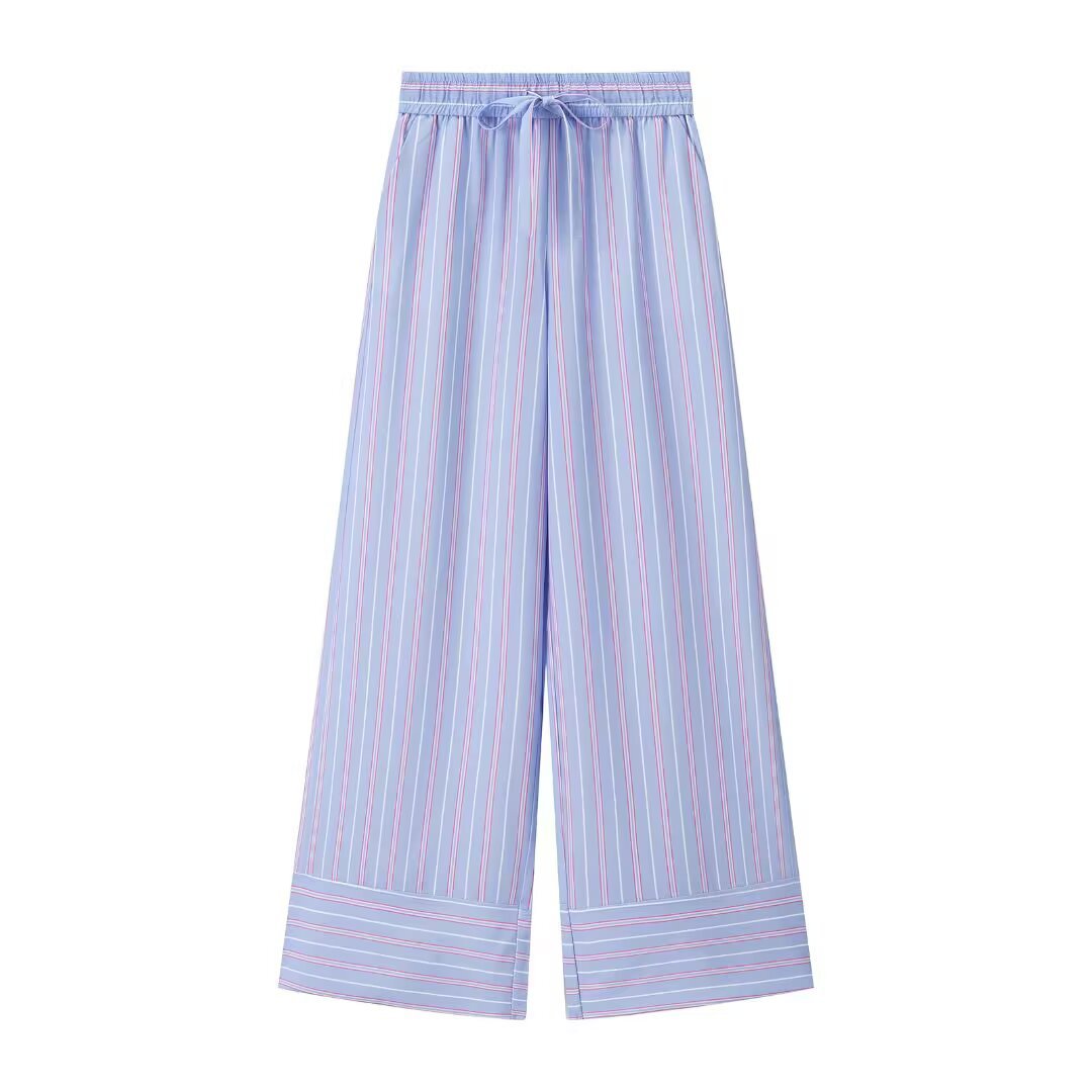Willow |  Striped Tie Front Wide Leg Set