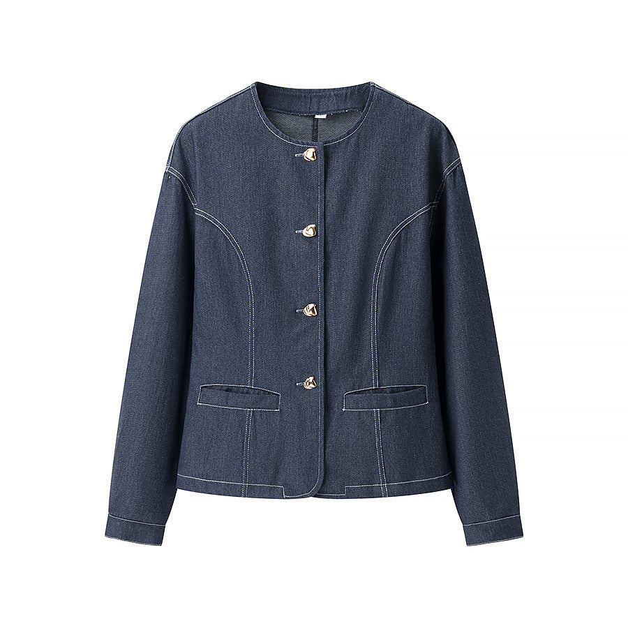 Saskia | Denim Jacket & Wide Leg Jeans Co-ord