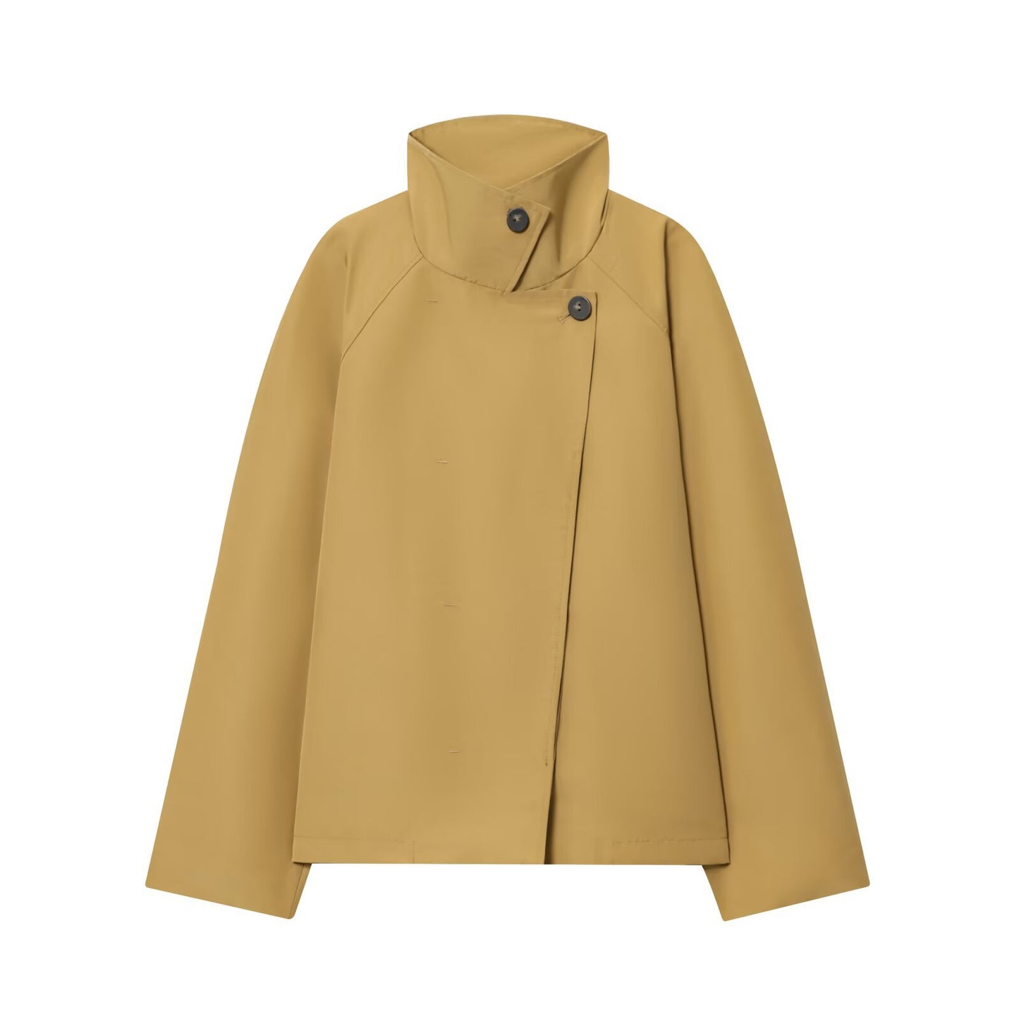 Thea | Oversized Blazer Camel Wool Blend Collared