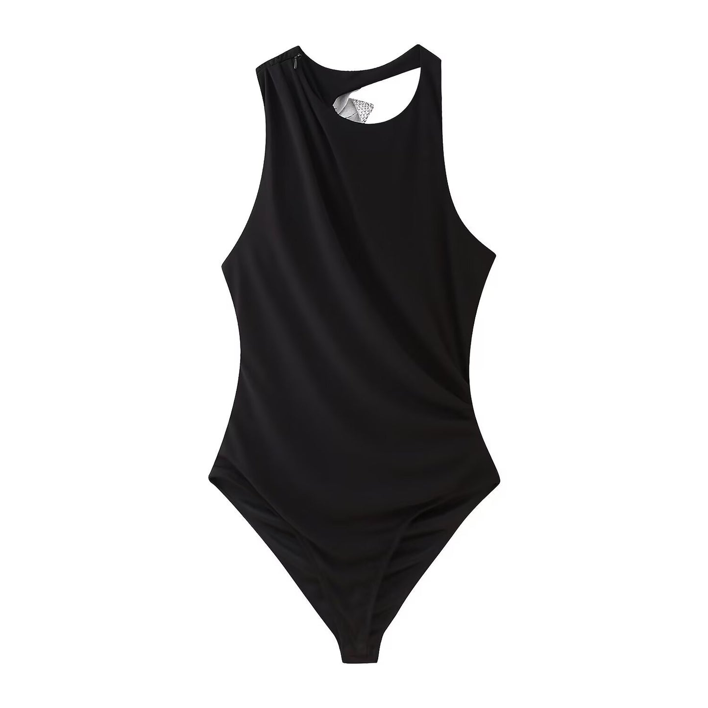 Mia | Casual Tank Top Black Fitted Sleeveless