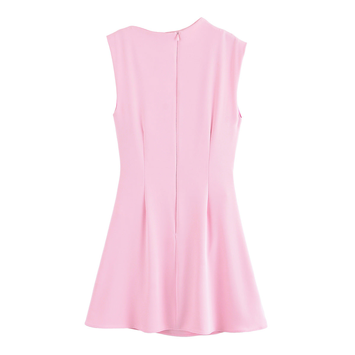 Mila | Summer Cowl Neck Mini Dress Pink