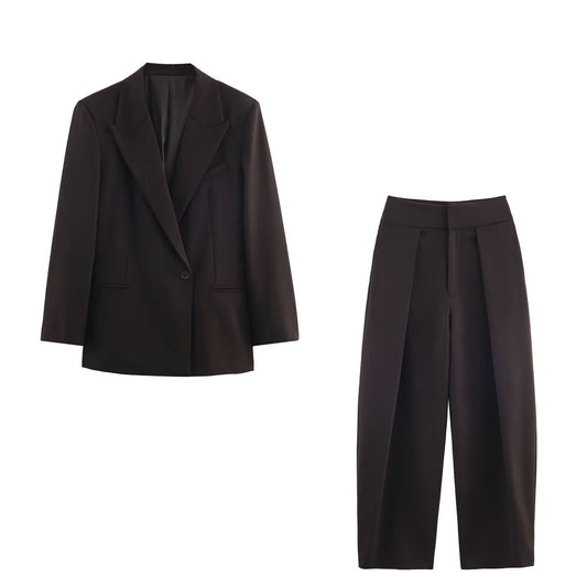 Mila | Oversized Blazer & Wide Leg Suit