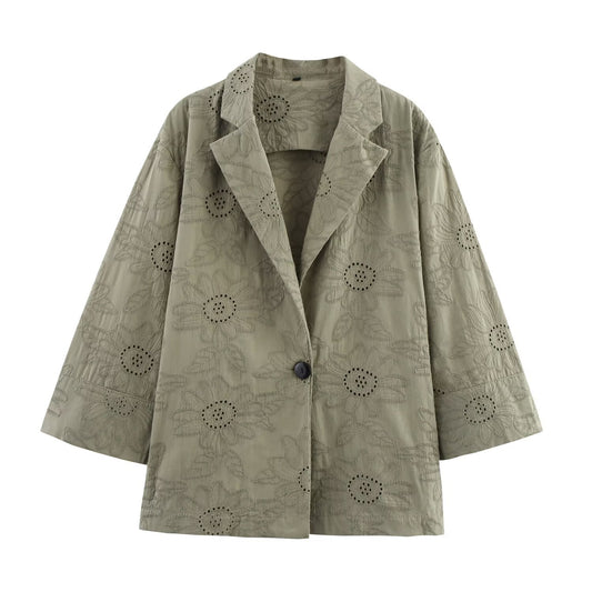 Ivy | Textured Sage Green Suit