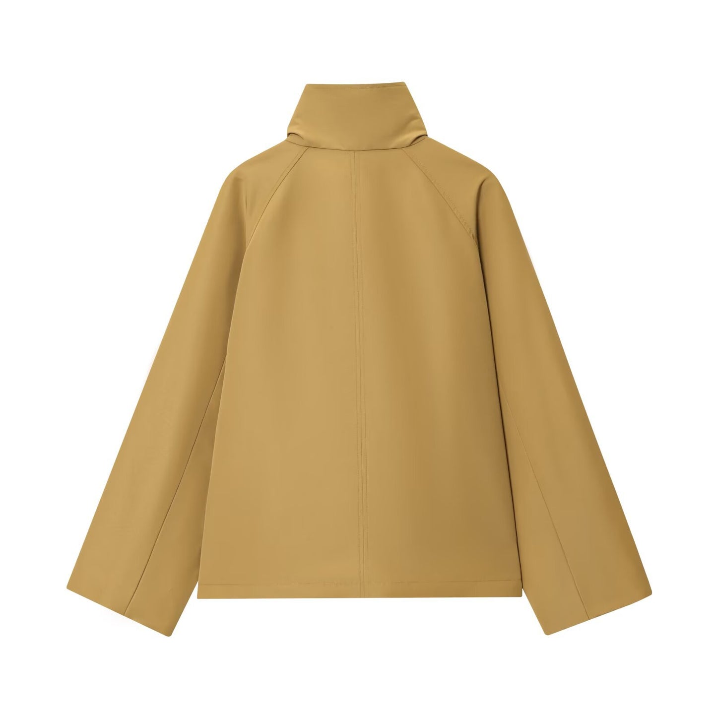 Thea | Oversized Blazer Camel Wool Blend Collared