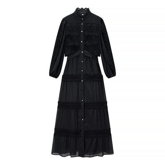 Esme | Long Sleeve Lace Maxi Dress