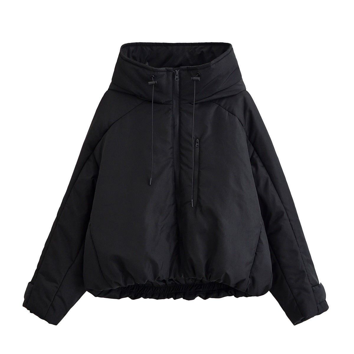 Margot | Oversized Puffer Jacket Black Hooded