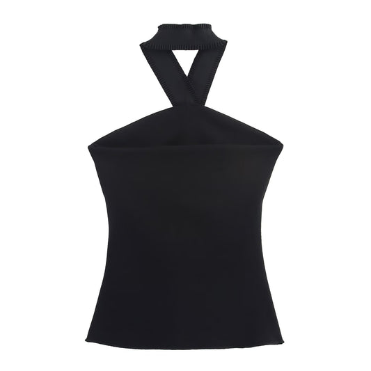 Serena | Black Halter Neck Co-ord Set