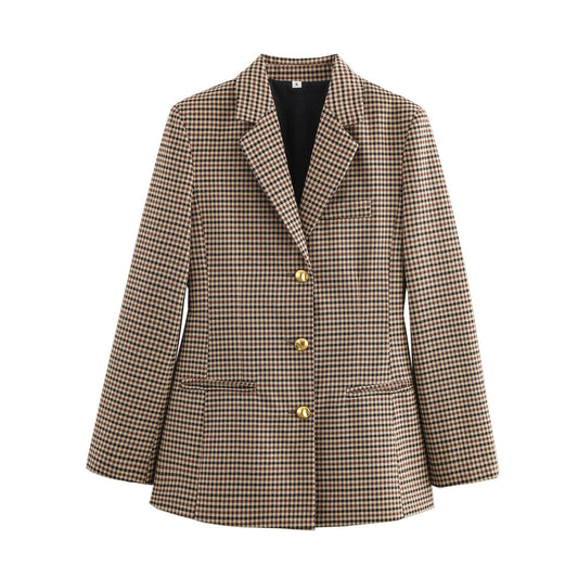 Mila | Smart Casual Blazer Gold Buttons