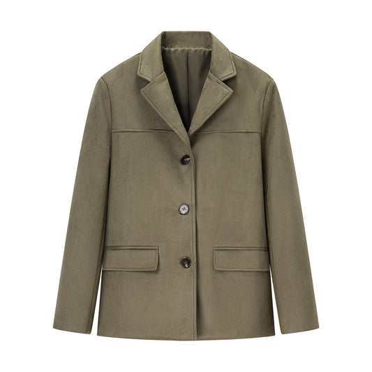 Fern | Casual Jacket Suede Look