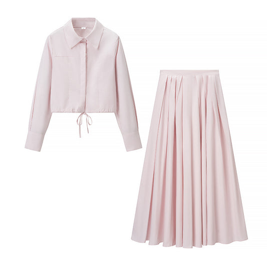 Mia | Elegant Pink Jacket Dress Set