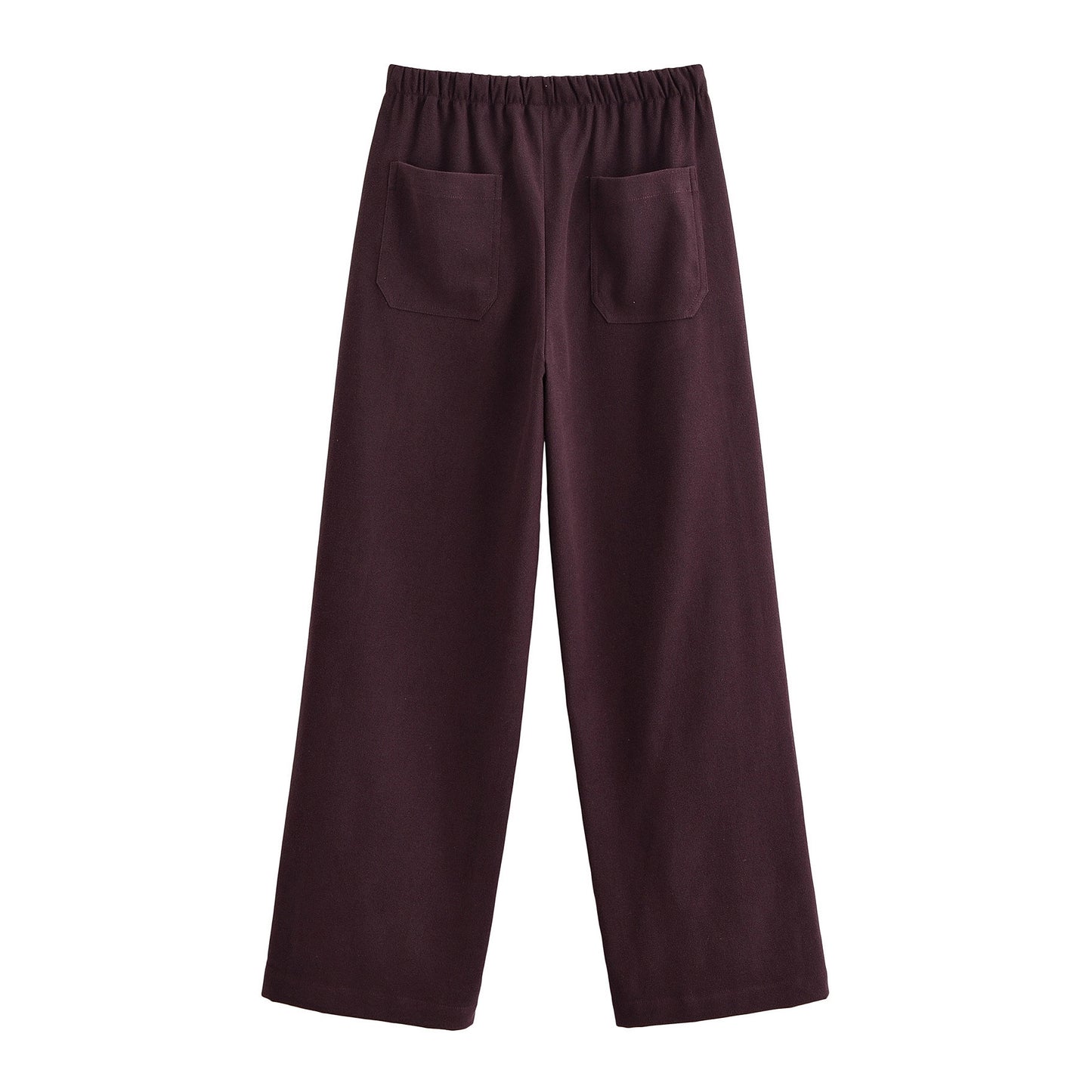 Xena | Casual Wide Leg Joggers Brown Drawstring
