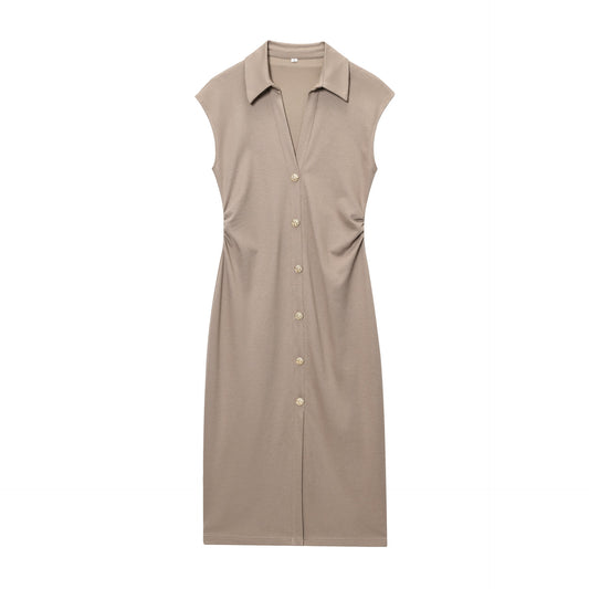 Jade | Smart Casual Ruched Shirt Dress