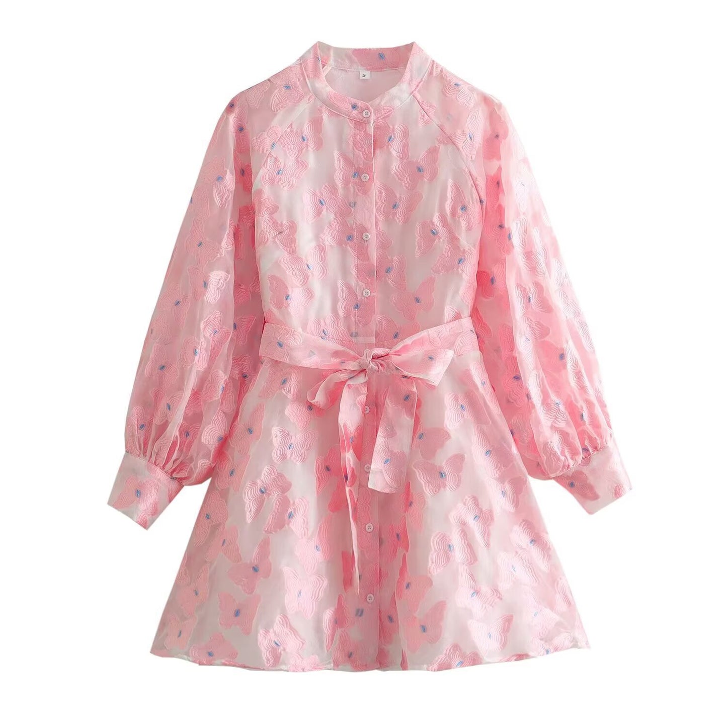 Fleur | Summer Floral Shirt Dress Pink
