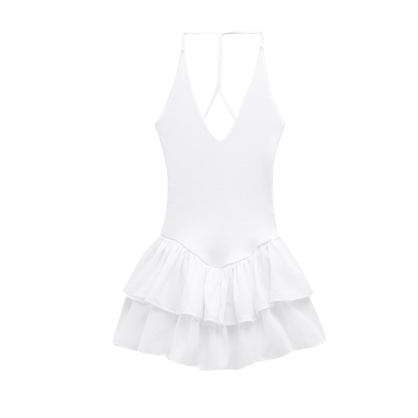 Rosa | Summer Halter Neck Mini Dress