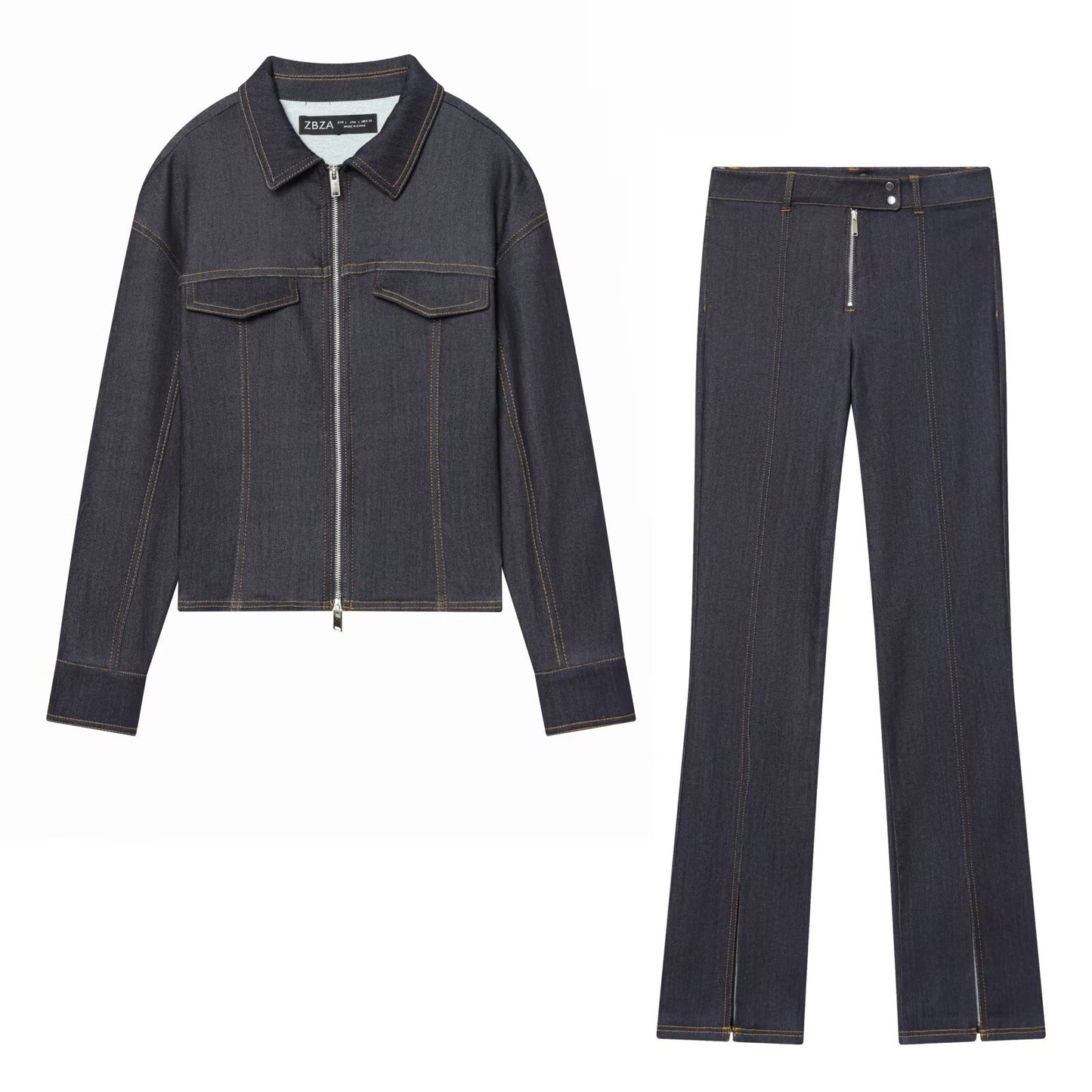 Mia | Dark Wash Denim Co-ord Set