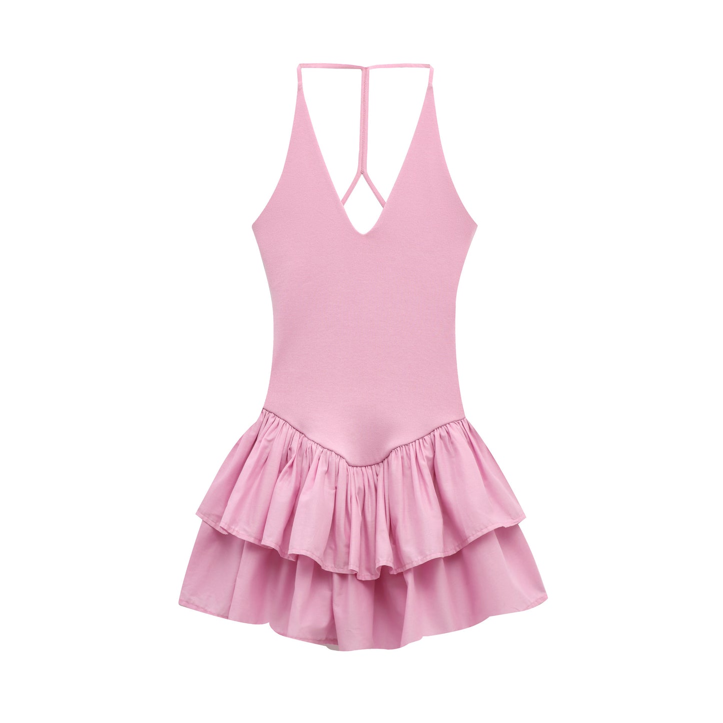 Rosa | Summer Halter Neck Mini Dress