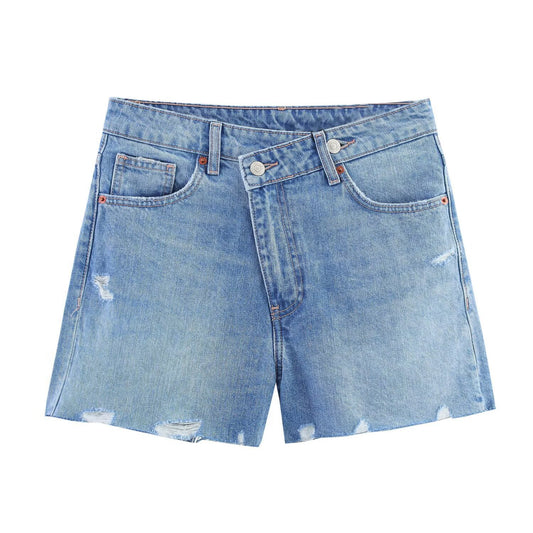Vera | High Waisted Jean Shorts Blue Vintage Mom Fit