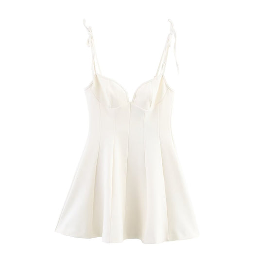 Lila | Elegant Pleated Corset Mini Dress