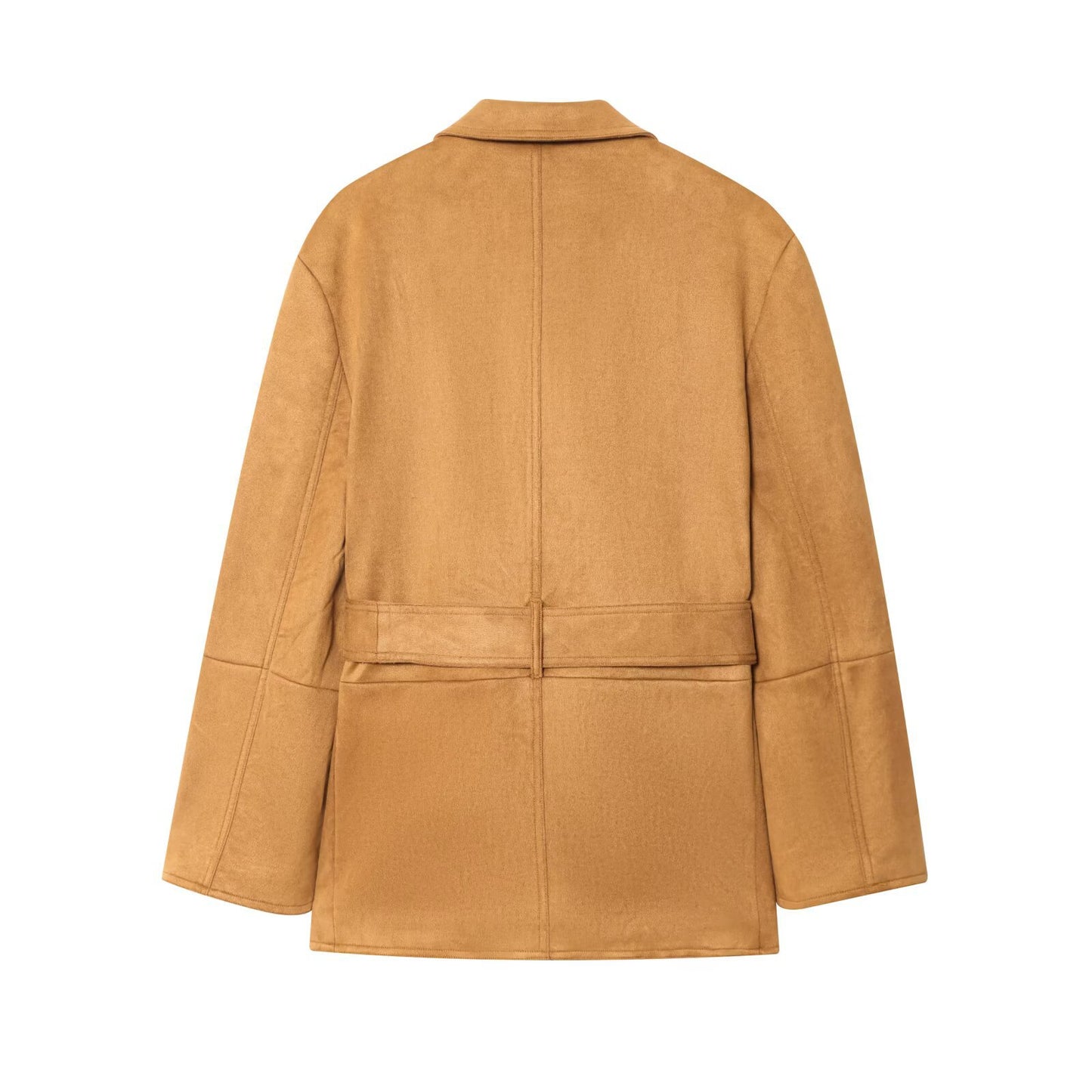 Ivy | Autumn Suede Belted Blazer Jacket