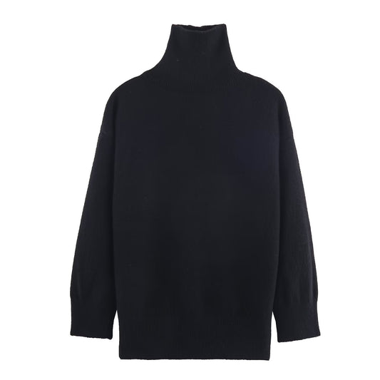 Mira | Turtleneck Sweater Gray Long Sleeve Oversized Relaxed