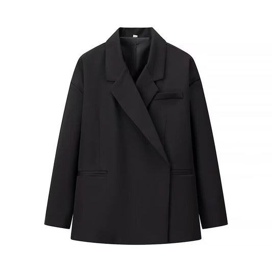 Vera | Oversized Blazer Black Single Breasted