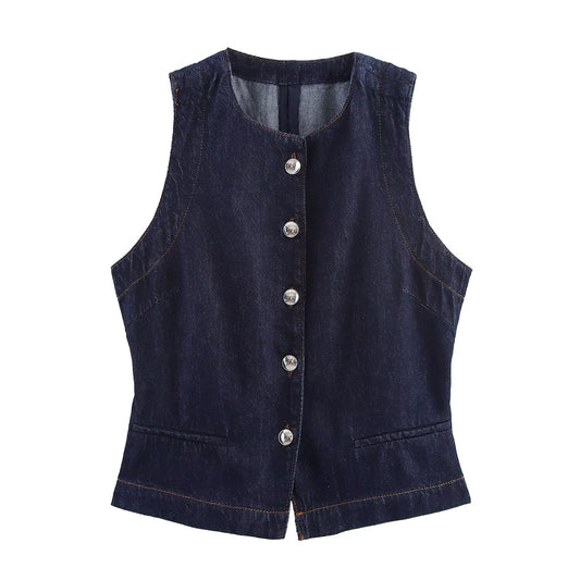 Mila | Denim Waistcoat & Jeans Co-ord