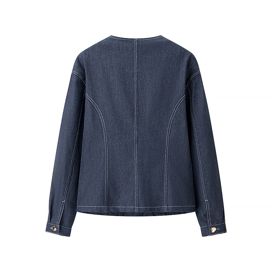 Saskia | Denim Jacket & Wide Leg Jeans Co-ord