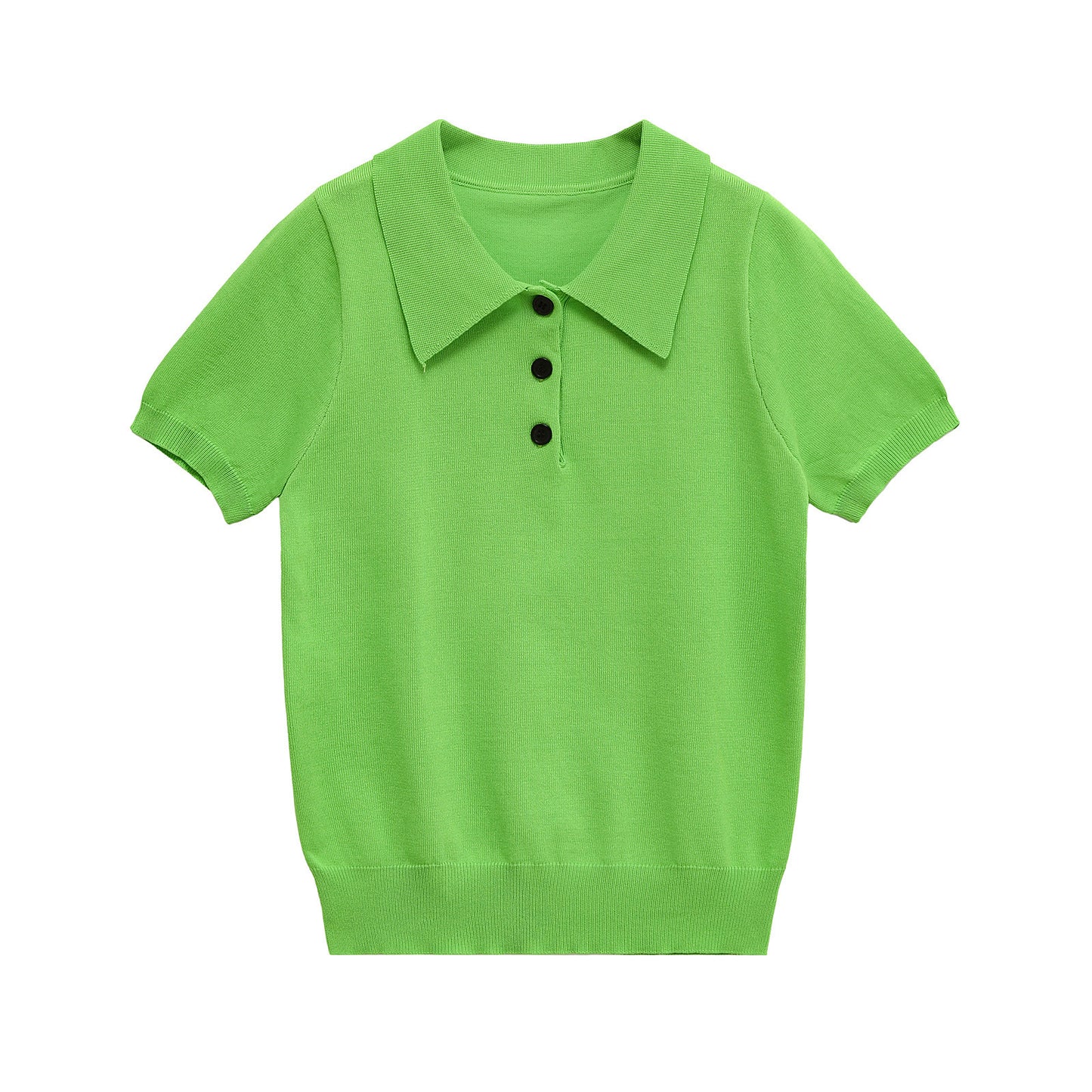 Willow | Versatile Knit Short Sleeve Polo Shirt