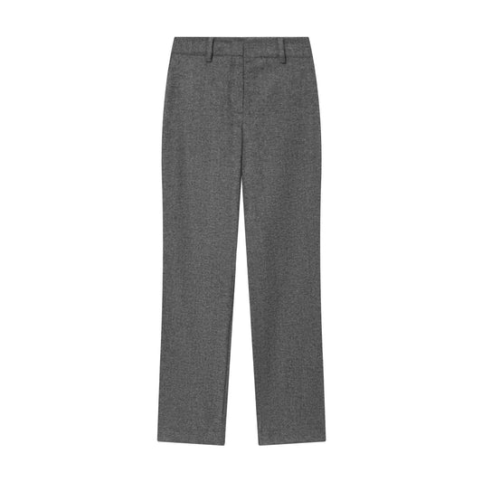 Imogen | Gray Belted Blazer Trouser Suit