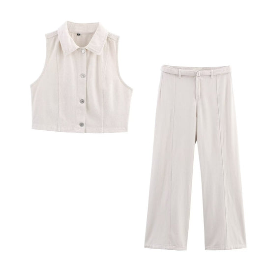 Matilda | Effortless Waistcoat Trouser Co-ord