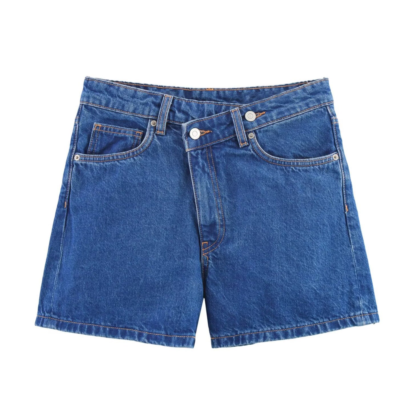 Noa | Denim Shorts Blue High Waisted Vintage Mom Fit