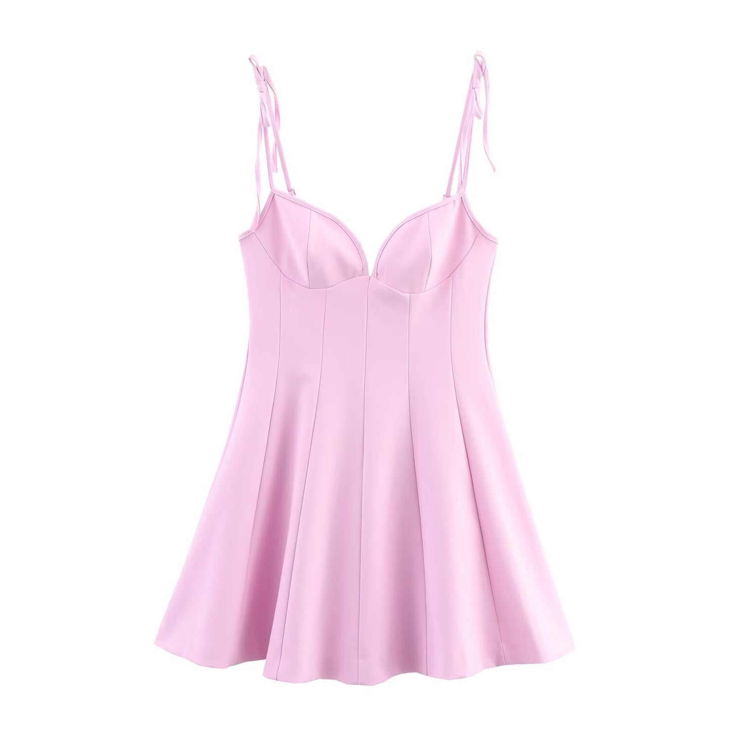 Lila | Elegant Pleated Corset Mini Dress