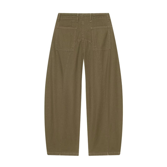 Margot | Cargo Pants Olive Wide Leg High Waisted